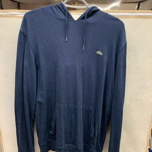 Mens L lacoste light hoodie
